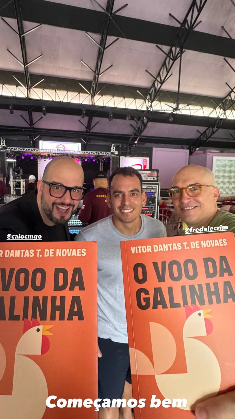 Vitor Novaes em evento de networking
