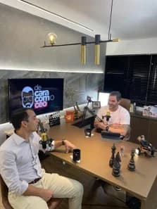 Vitor Novaes em evento de networking